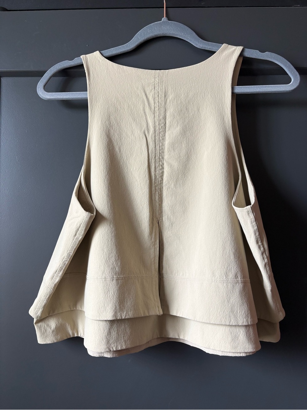 Lululemon Athletica Stretch Woven Relaxed Fit Tank | Trench Color - Picture 4 of 5